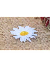 6 WHITE DAISY FLOWERS TO DISPERSE DIA 4.5CM