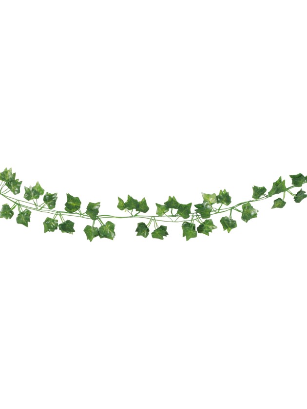 3 GUIRLANDES LIERRE PLASTIQUE 10CM X 240CM