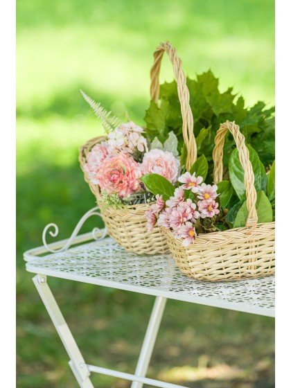 SET 3 PANIERS OSIER NATUREL 36CM X 31CM X 36CM/31CM X 26CM X 32CM/26CM X 20CM X 27CM