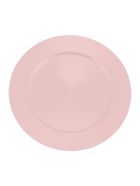 SOUS-ASSIETTE PP ROSE MAT DIA 33CM