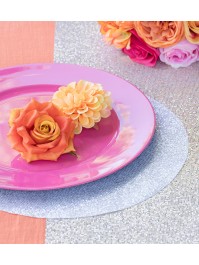 SOUS-ASSIETTE PP FRAMBOISE BRILLANT DIA 33CM