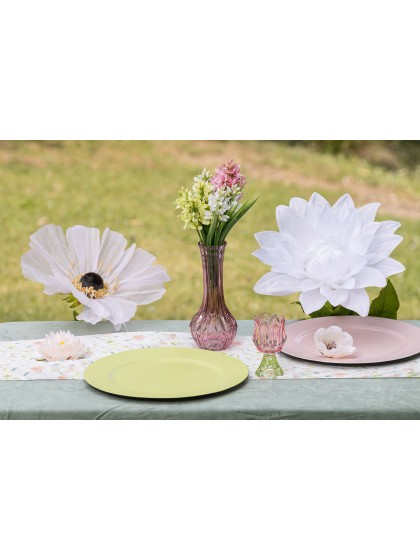 MATT GREEN PP CHARGER PLATE DIA 33CM