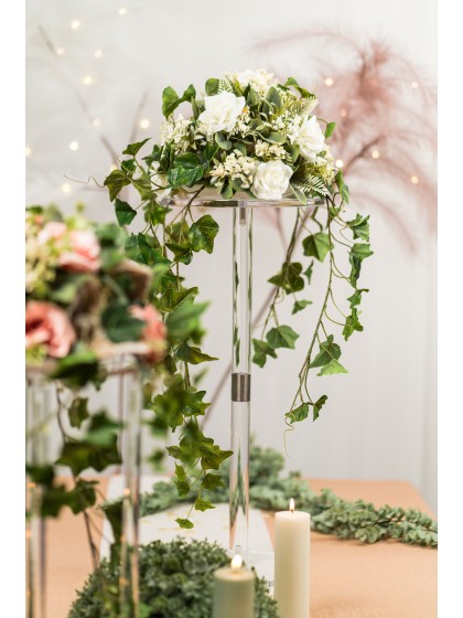 ROUND ACRYLIC STAND DIA 25.4CM X 60CM