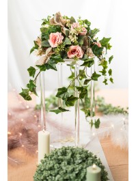 ACRYLIC SQUARE PLANT HOLDER 20CM X 20CM X 60CM