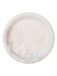 8 ASSIETTES PLASTIC FREE MON BAPTEME 23CM