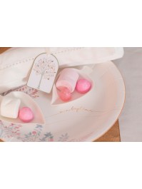 8 PLATES PLASTIC FREE MON BAPTEME 23CM