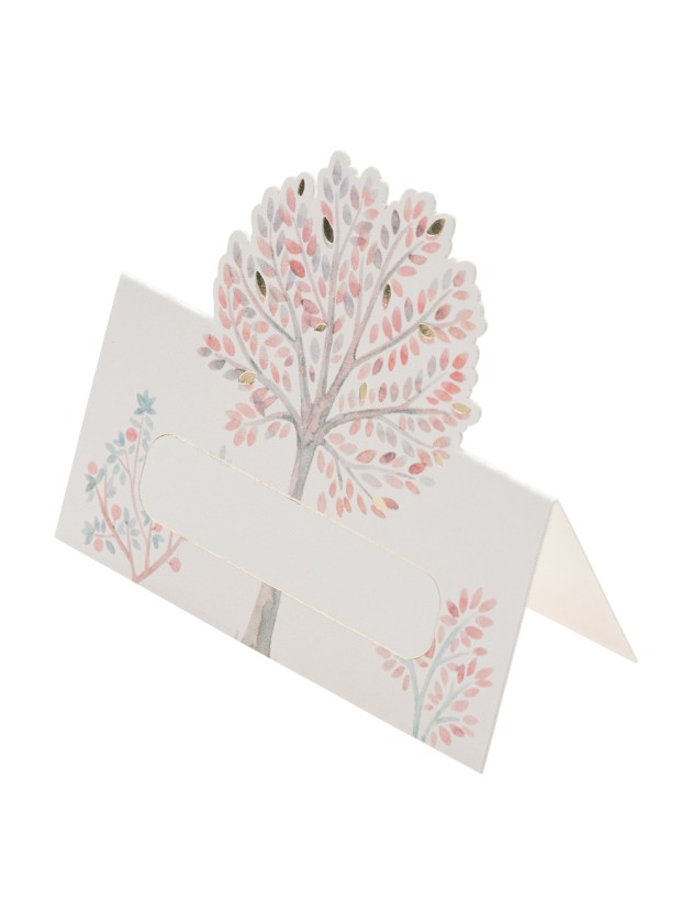 8 NAME TABLE CARDS MON BAPTEME 8CM X 8CM