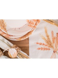 8 PLATES PLASTIC FREE UN JOUR PRECIEUX 23CM