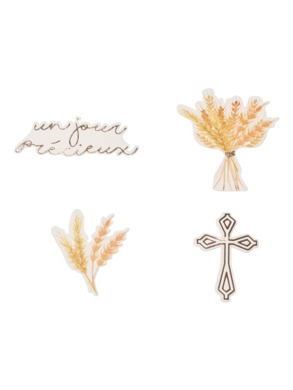 SET OF 24 CARTON CONFETTI UN JOUR PRECIEUX ASSORTED SIZES 