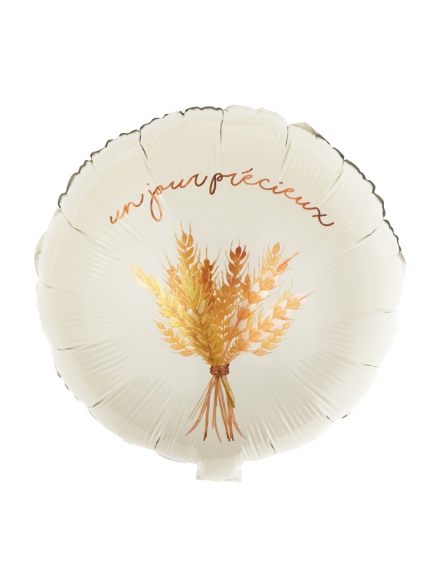 ROUND MYLAR BALLOON UN JOUR PRECIEUX DIA 43CM