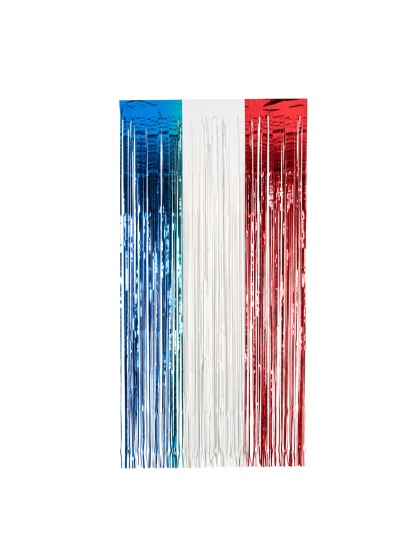 SHINY FRINGE CURTAIN FRENCH SUPPORTER 100CM X 200CM