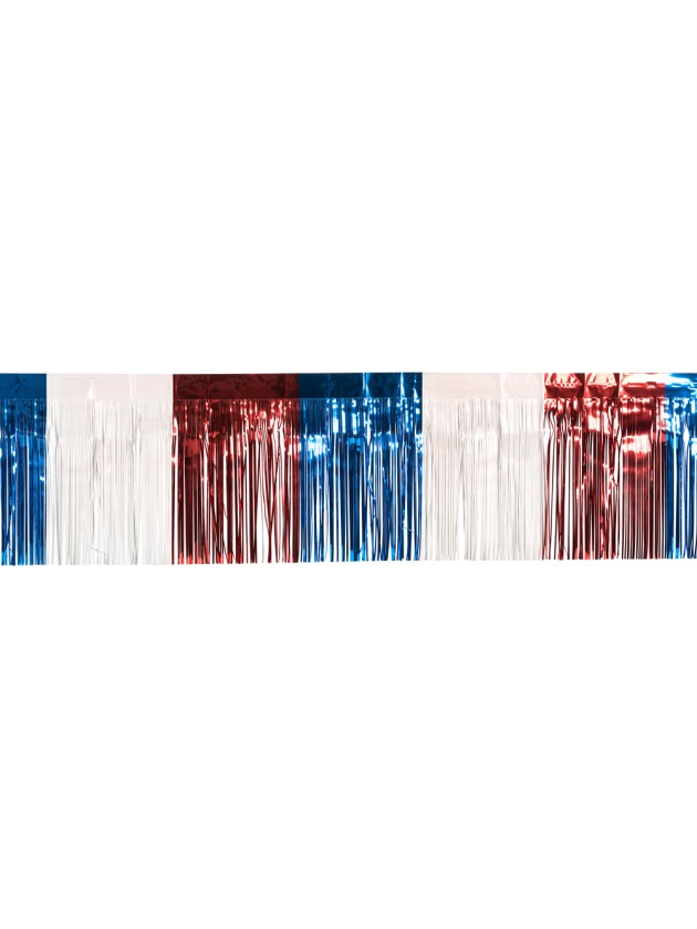 SHINY FRINDGE GARLAND FRENCH SUPPORTER 300CM X 30CM