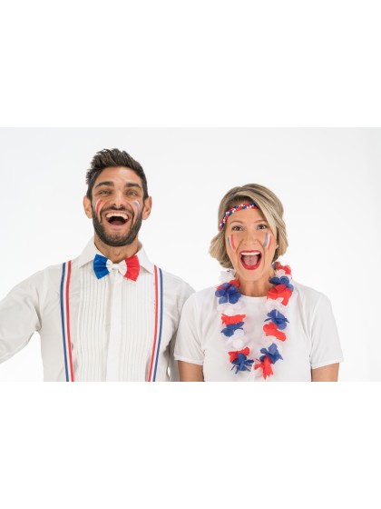 BOW TIE FRENCH SUPPORTER 12.5CM X 7CM