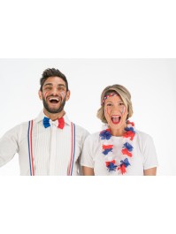 BOW TIE FRENCH SUPPORTER 12.5CM X 7CM