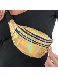 IRIDESCENT GOLD BUM BAG 
