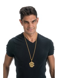 COLLIER RAPPEUR $ 90CM -Pendentif 4,5 X 5CM