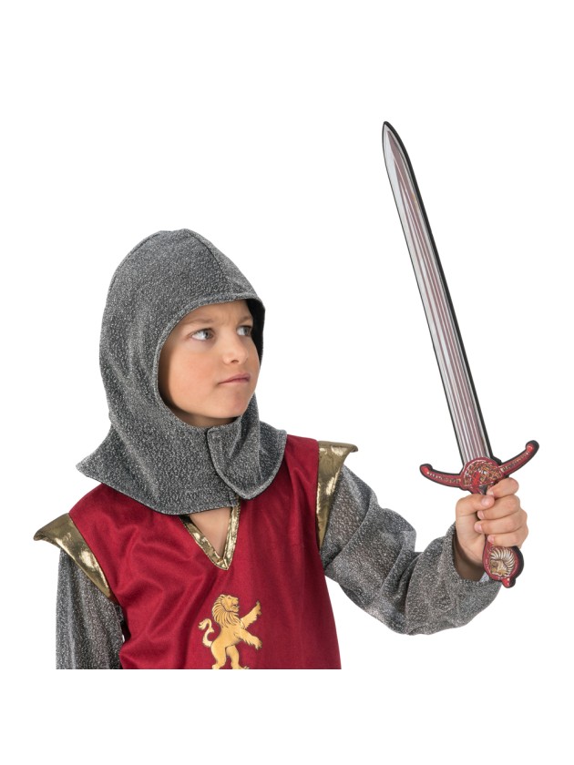 RED EVA FOAM LION KNIGHT SWORD 12,35 X 50CM