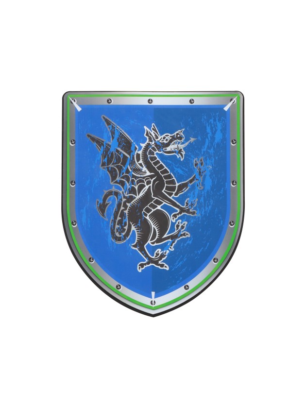BLUE EVA FOAM DRAGON KNIGHT SHIELD 28,5 X 35CM
