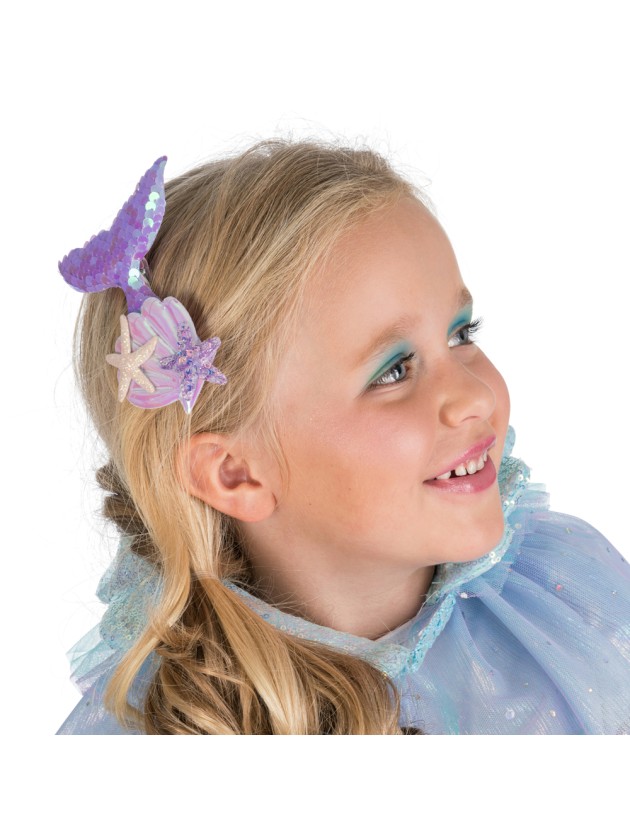 BARRETTE SIRENE ONDINE 11CM X 9CM