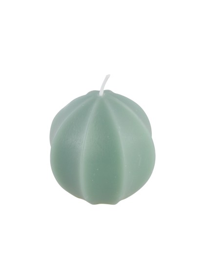 SAGE GREEN CARAMBOLA CANDLE 7.1CM X 7.1CM X 7.2CM