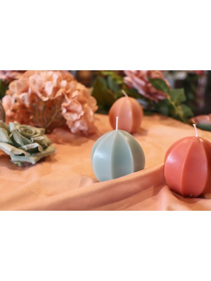 BOUGIE CARAMBOLE VERT SAUGE 7.1CM X 7.1CM X 7.2CM