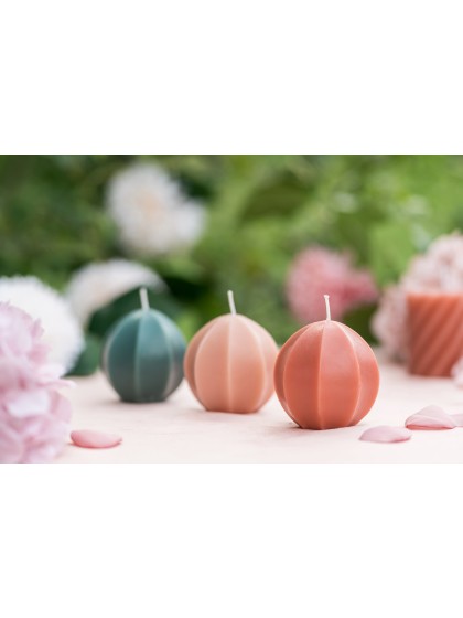 PINK FLAMINGO CARAMBOLA CANDLE 7.1CM X 7.1CM X 7.2CM