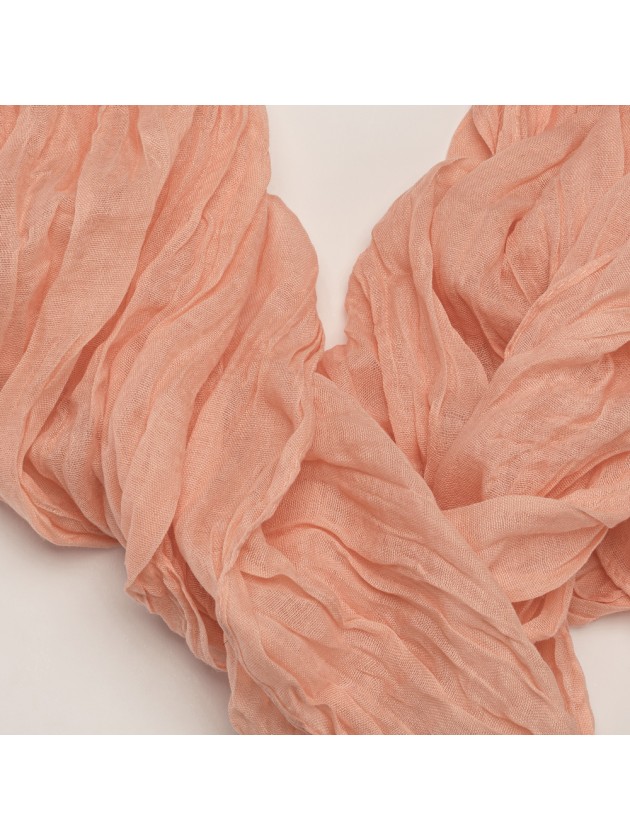 PEACH XL GAUZE TABLE RUNNER 90CM X 3M