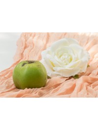 PEACH XL GAUZE TABLE RUNNER 90CM X 3M