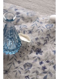 VINTAGE BLUE VOILE TABLE RUNNER 28CM X 3M