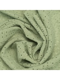 SAGE GREEN FESTONY TABLE RUNNER 27CM X 3M