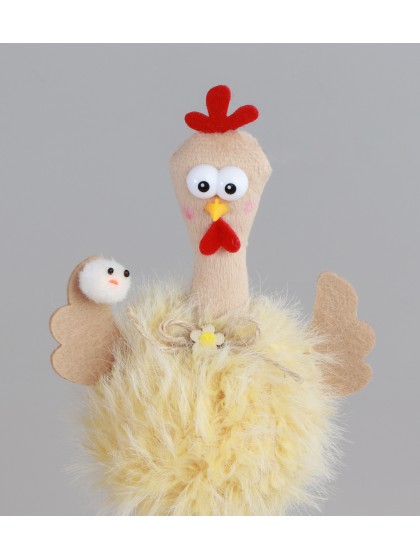 HUMORISTIC FUR HEN BIG SIZE 2 ASS 11CM X 7CM X 21CM