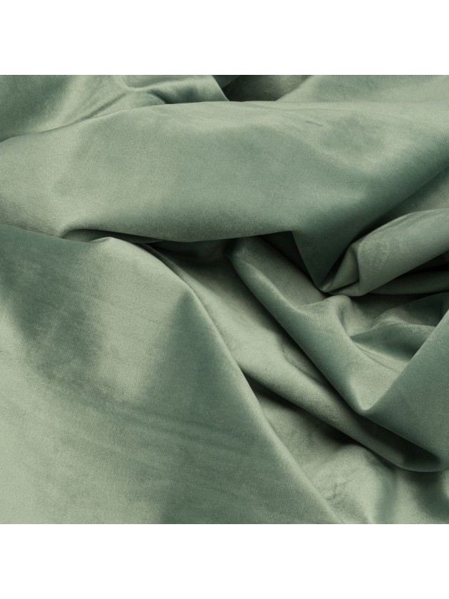 DELUXE VELVET SAGE GREEN TABLECLOTH 210GSM 145CM X 240CM