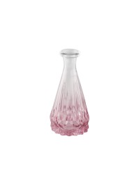 MINI VASE ALEXANDRINE VERRE DEGRADE ROSE BLUSH DIA 5CM X 10.7CM
