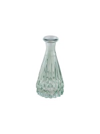 MINI VASE ALEXANDRINE VERRE VERT SAUGE DIA 5CM X 10.7CM