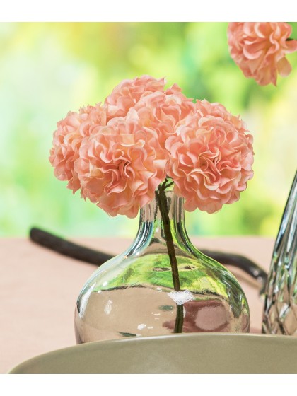 MINI VASE JEANNETTE VERRE VERT SAUGE DIA 7.5CM X 11CM