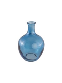 MINI VASE JEANNETTE VERRE BLEU DENIM DIA 7.5CM X 11CM