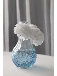GRADIENT BLUE MINI GLASS ALBERTINE VASE DIA 6.5CM X 11.8CM