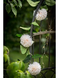 IVORY DAHLIA GARLAND 220CM