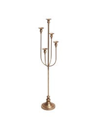 MAJESTIC ASYMMETRIC CANDLESTICK 5 BRANCHES DIA 20CM X 110CM