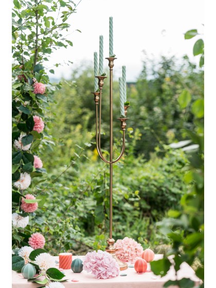 CHANDELIER ASYMETRIQUE MAJESTIC 5 BRANCHES DIA 20CM X 110CM