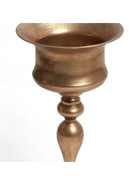 MAJESTIC BRUSHED MATT GOLDEN BIG CUP ON BASE DIA 27.5CM X 58.5CM