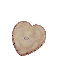 HEART WOOD CHIP 23CM X 23CM X 3CM