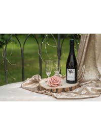 RONDIN COEUR BOIS 23CM X 23CM X 3CM