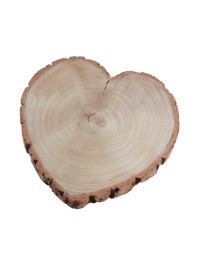 HEART WOOD CHIP 30CM X 30CM X 3CM