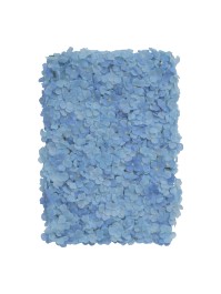 PANNEAU FLORAL FLEURS HORTENSIA BLEU 60CM X 40CM X 5CM