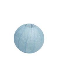 SMALL SIZE STEEL BLUE PAPER LANTERN SPHERES DIA 40CM X 37.5CM