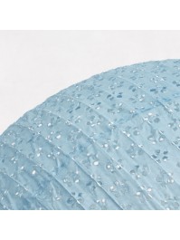 BIG SIZE DENIM BLUE PAPER LANTERN FLOWERS DIA 60CM X 56CM