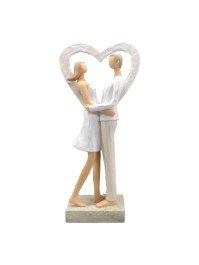 COUPLE DEBOUT LOVE MOMENT 11.5CM X 6CM X 27.5CM