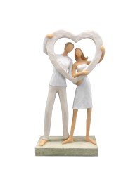 COUPLE HEART FRAME LOVE MOMENT 15CM X 6CM X 27.5CM