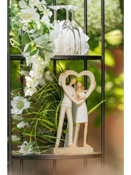 COUPLE HEART FRAME LOVE MOMENT 15CM X 6CM X 27.5CM